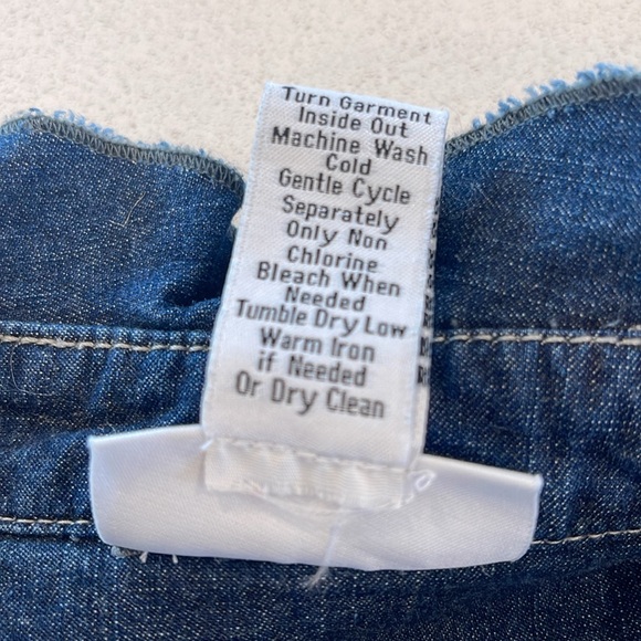 NorthStyle Women’s Denim Ruffle Jean Jacket Size 1X - Picture 12 of 13